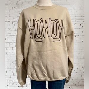 *Made to Order* Howdy Embroidered Sweatshirt